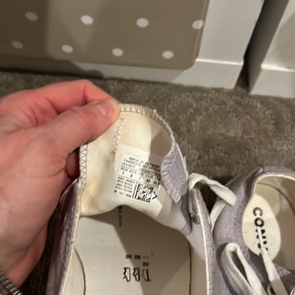Converse M7 W9 Hi Tops Worn once with that shoe insert in it, clean inside! - Picture 4 of 7